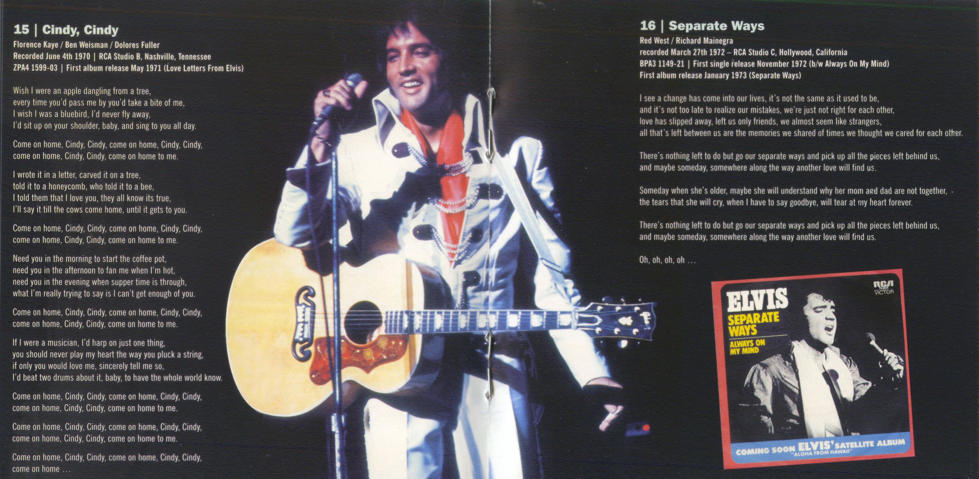 Elvis Presley The Joan Deary Tapes : Booklet 7
